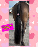 KNOB TOP Fake Tails 1 Pound. Real Horse Hair. Free Cover Bag, Pom Pom, Free Bridle Charm, Loop Charm. $160 - $180