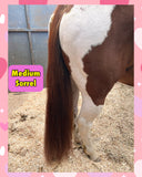 KNOB TOP Fake Tails 1/2 Pound. Real Horse Hair. Free Cover Bag, Pom Pom, Bridle Charm, Loop Charm. $99.99 - $115