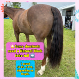 Natural Loop Fake Tails. Black, Sorrel, Flaxen, Grey, Cream, White. Real Horse Hair. Free Cover Bag, Pom Pom, Bridle Charm, Loop Charm. $99.99 - $510