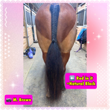 Natural Loop Fake Tails. Black, Sorrel, Flaxen, Grey, Cream, White. Real Horse Hair. Free Cover Bag, Pom Pom, Bridle Charm, Loop Charm. $99.99 - $510