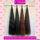 KNOB TOP Fake Tails 1/2 Pound. Real Horse Hair. Free Cover Bag, Pom Pom, Bridle Charm, Loop Charm. $99.99 - $115