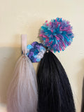 Natural Loop Fake Tails. Black, Sorrel, Flaxen, Grey, Cream, White. Real Horse Hair. Free Cover Bag, Pom Pom, Bridle Charm, Loop Charm. $99.99 - $510