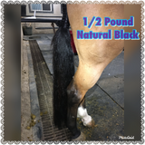 KNOB TOP Fake Tails 1/2 Pound. Real Horse Hair. Free Cover Bag, Pom Pom, Bridle Charm, Loop Charm. $99.99 - $115