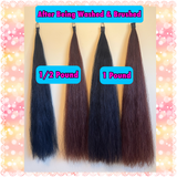 KNOB TOP Fake Tails 1 Pound. Real Horse Hair. Free Cover Bag, Pom Pom, Free Bridle Charm, Loop Charm. $160 - $180