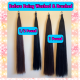 KNOB TOP Fake Tails 1/2 Pound. Real Horse Hair. Free Cover Bag, Pom Pom, Bridle Charm, Loop Charm. $99.99 - $115