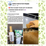 BRAIDING* Tutorials posted on the Facebook page: Katie’s Horse Care Supply (old), and Katie’s Horse Care Supply 2.0 (new)