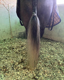 Natural Loop Fake Tails. Real Horse Hair. Free Cover Bag, Pom Pom, Bridle Charm, Loop Charm.