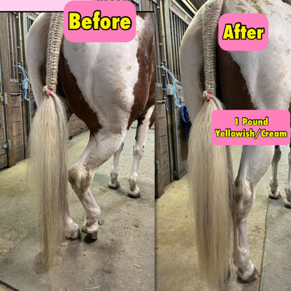 NATURAL LOOP FAKE TAILS. Real Horse Hair. Free Cover Bag, Pom Pom, Bridle Charm, Loop Charm. $99.99 - $550