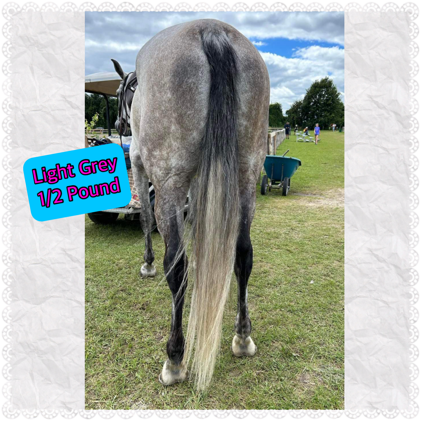NATURAL LOOP FAKE TAILS. Real Horse Hair. Free Cover Bag, Pom Pom, Bridle Charm, Loop Charm. $99.99 - $550