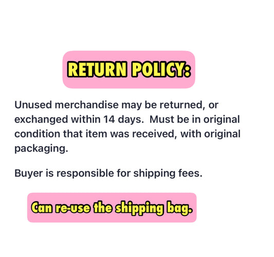 RETURN POLICY