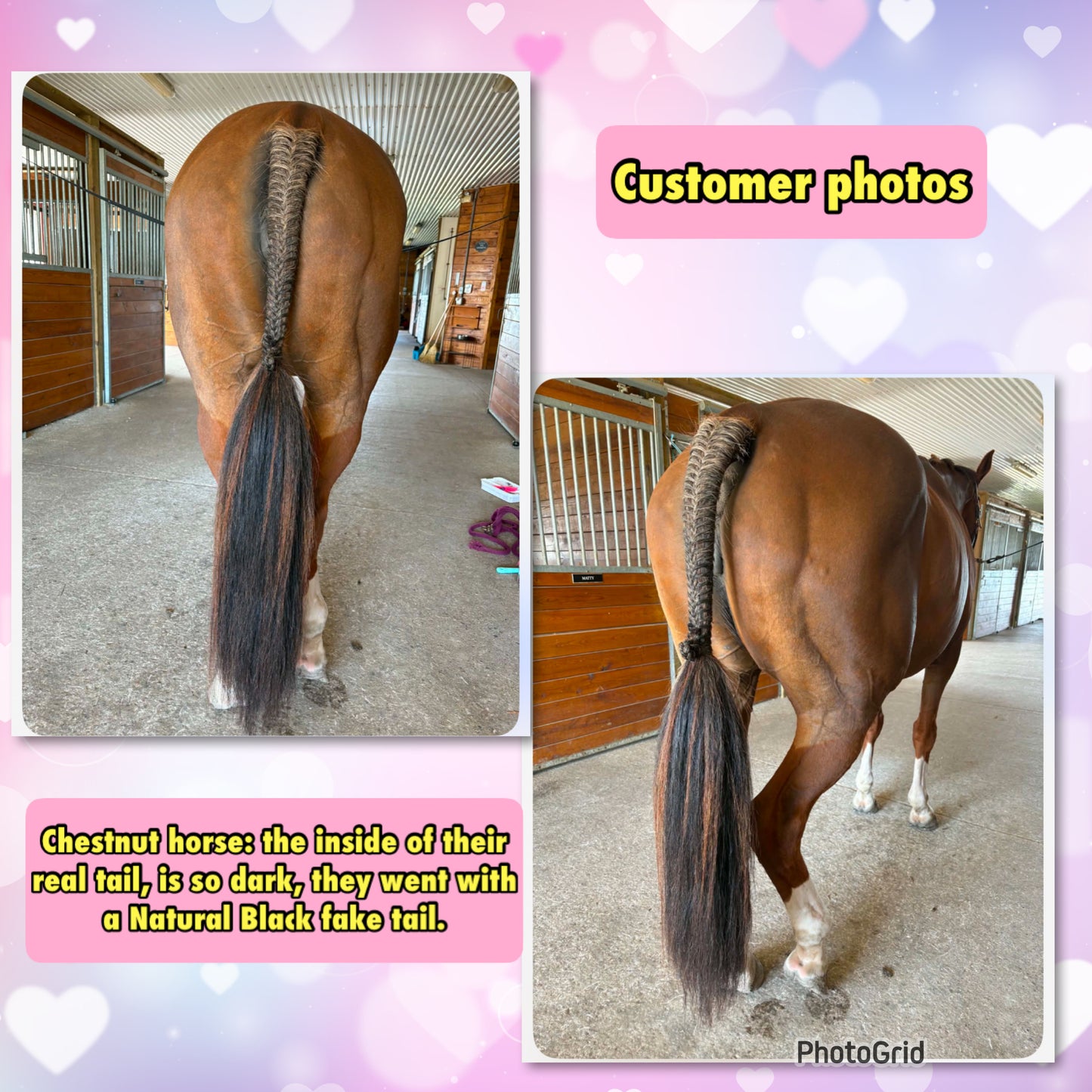 NATURAL LOOP FAKE TAILS. Real Horse Hair. Free Cover Bag, Pom Pom, Bridle Charm, Loop Charm. $99.99 - $550