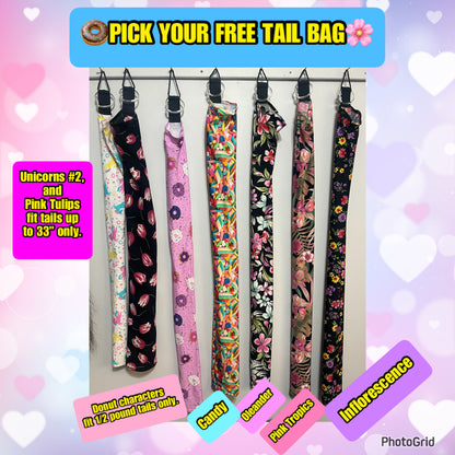 KNOB TOP Fake Tails 1/2 Pound. Real Horse Hair. Free Cover Bag, Pom Pom, Bridle Charm, Loop Charm. $99.99 - $125