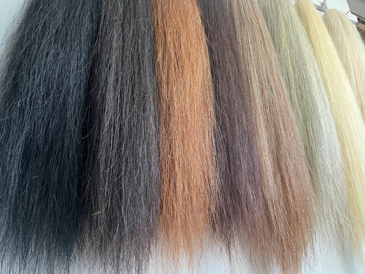 NATURAL LOOP FAKE TAILS. Real Horse Hair. Free Cover Bag, Pom Pom, Bridle Charm, Loop Charm. $99.99 - $550
