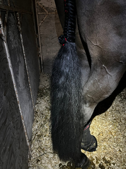 KNOB TOP Fake Tails 1/2 Pound. Real Horse Hair. Free Cover Bag, Pom Pom, Bridle Charm, Loop Charm. $99.99 - $125