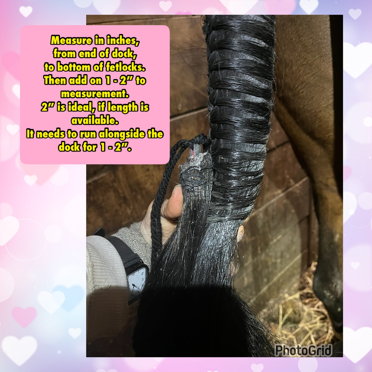 KNOB TOP Fake Tails 1 Pound. Real Horse Hair. Free Cover Bag, Pom Pom, Free Bridle Charm, Loop Charm. $180