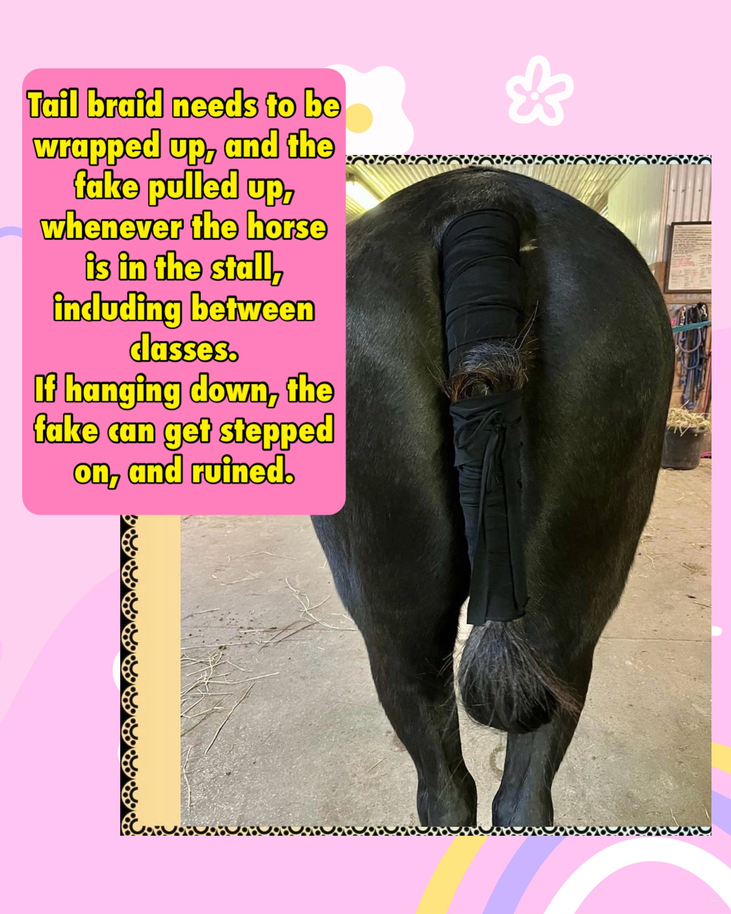 KNOB TOP Fake Tails 1/2 Pound. Real Horse Hair. Free Cover Bag, Pom Pom, Bridle Charm, Loop Charm. $99.99 - $125