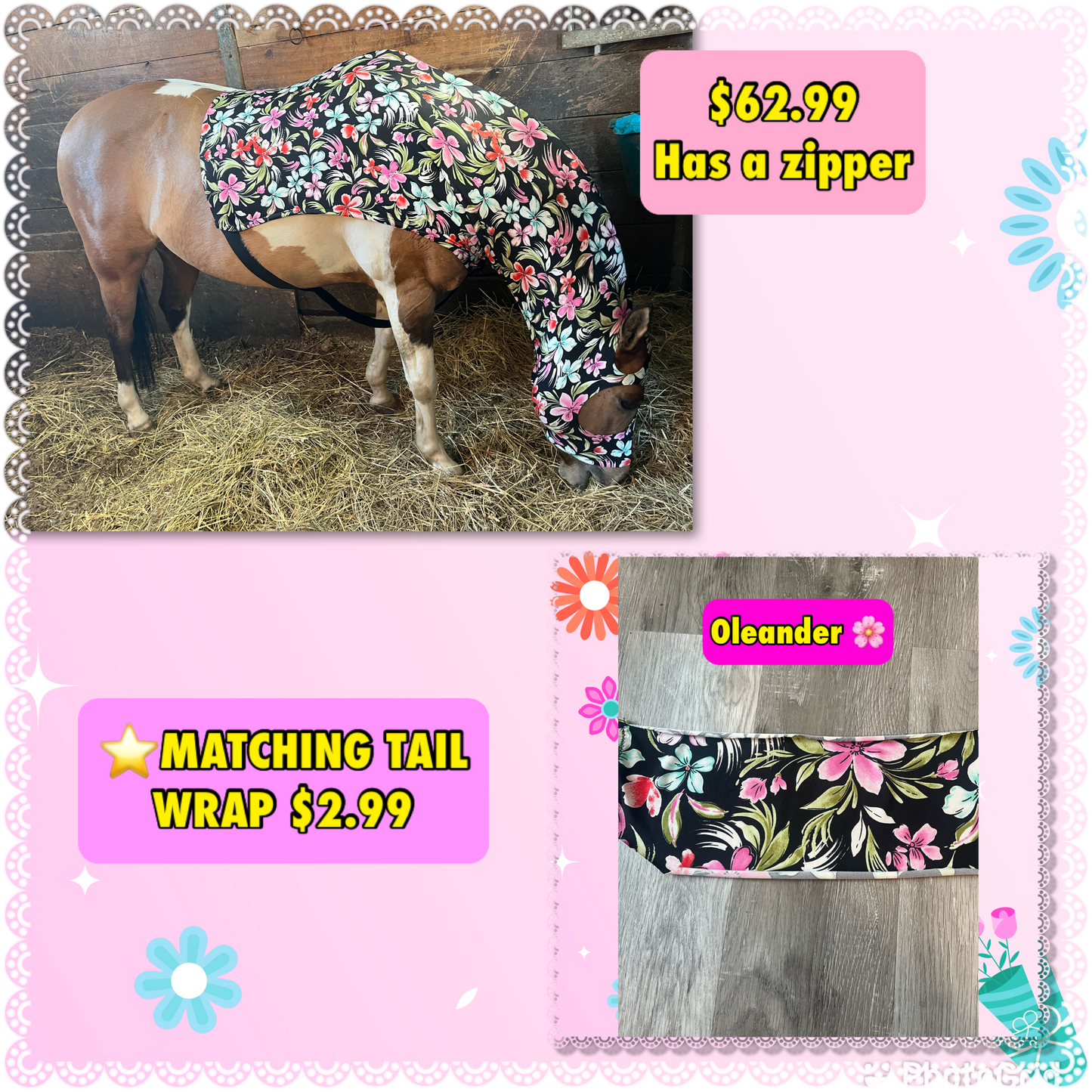 SMALL PONY SLINKY/SMALL-SIZED MEDIUM PONY. FREE CHARM