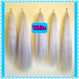 Natural Loop Fake Tails. Black, Sorrel, Flaxen, Grey, Cream, White. Real Horse Hair. Free Cover Bag, Pom Pom, Bridle Charm, Loop Charm. $99.99 - $510