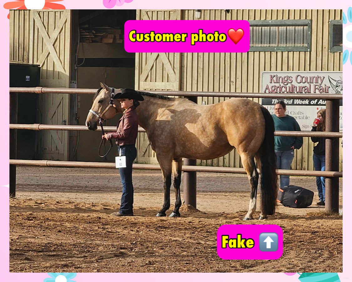 KNOB TOP Fake Tails 1 Pound. Real Horse Hair. Free Cover Bag, Pom Pom, Free Bridle Charm, Loop Charm. $180