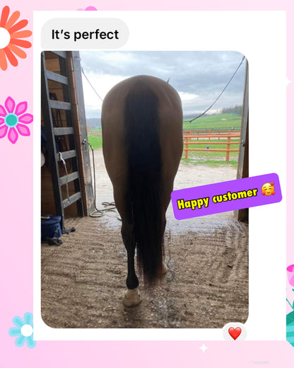 NATURAL LOOP FAKE TAILS. Real Horse Hair. Free Cover Bag, Pom Pom, Bridle Charm, Loop Charm. $99.99 - $550