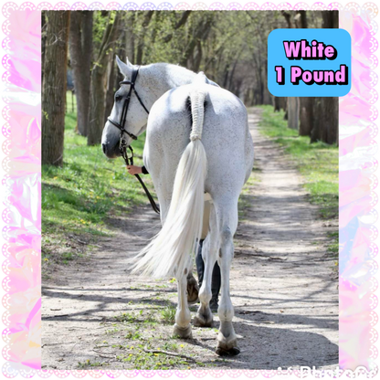 NATURAL LOOP FAKE TAILS. Real Horse Hair. Free Cover Bag, Pom Pom, Bridle Charm, Loop Charm. $99.99 - $550