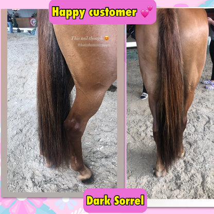 NATURAL LOOP FAKE TAILS. Real Horse Hair. Free Cover Bag, Pom Pom, Bridle Charm, Loop Charm. $99.99 - $550