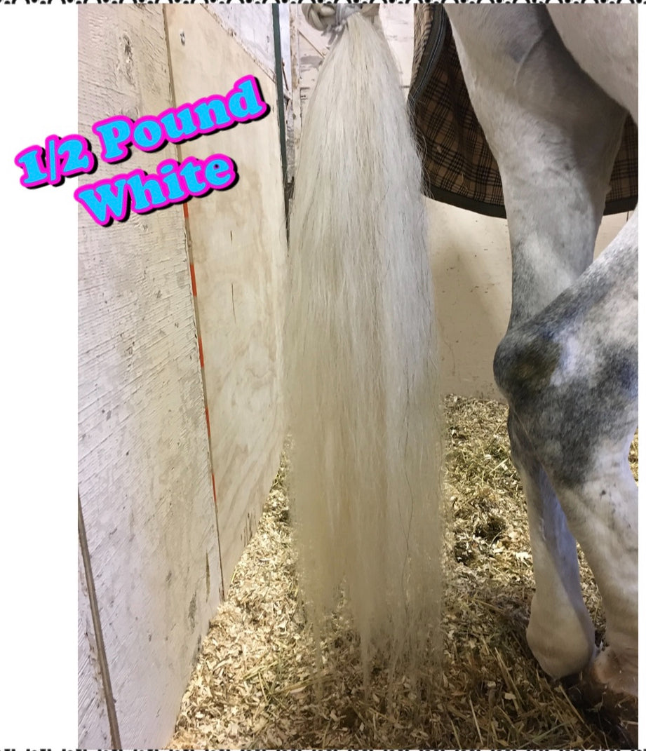 NATURAL LOOP FAKE TAILS. Real Horse Hair. Free Cover Bag, Pom Pom, Bridle Charm, Loop Charm. $99.99 - $550