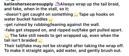 TAIL WRAPS *SOME MATCH THE SLINKY PRINTS*