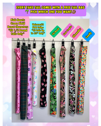 KNOB TOP Fake Tails 1 Pound. Real Horse Hair. Free Cover Bag, Pom Pom, Free Bridle Charm, Loop Charm. $180