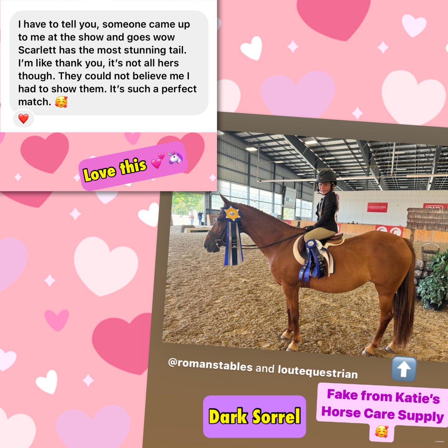 NATURAL LOOP FAKE TAILS. Real Horse Hair. Free Cover Bag, Pom Pom, Bridle Charm, Loop Charm. $99.99 - $550