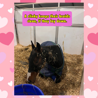 LARGE PONY/SMALL HORSE SLINKY. FREE CHARM