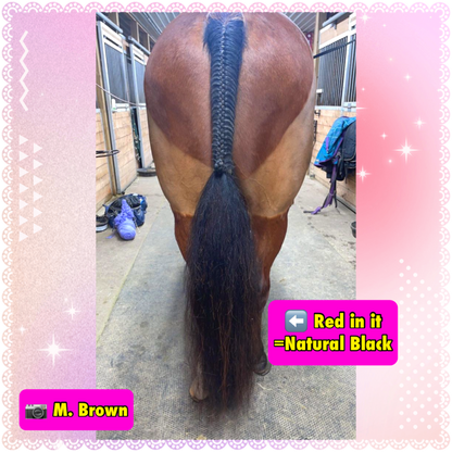 NATURAL LOOP FAKE TAILS. Real Horse Hair. Free Cover Bag, Pom Pom, Bridle Charm, Loop Charm. $99.99 - $550