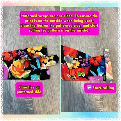 TAIL WRAPS *SOME MATCH THE SLINKY PRINTS*