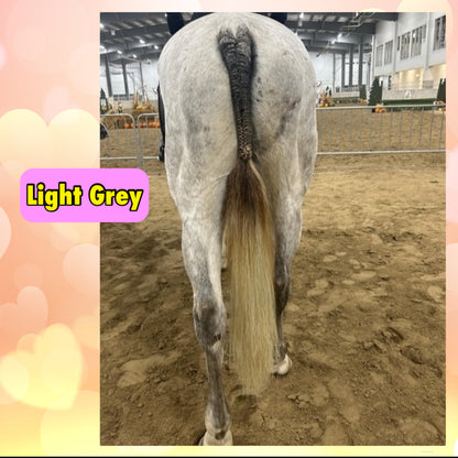 NATURAL LOOP FAKE TAILS. Real Horse Hair. Free Cover Bag, Pom Pom, Bridle Charm, Loop Charm. $99.99 - $550