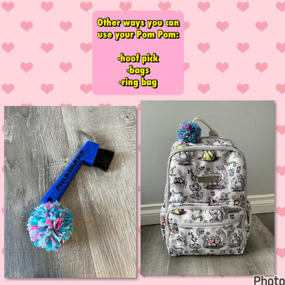 KNOB TOP Fake Tails 1/2 Pound. Real Horse Hair. Free Cover Bag, Pom Pom, Bridle Charm, Loop Charm. $99.99 - $125
