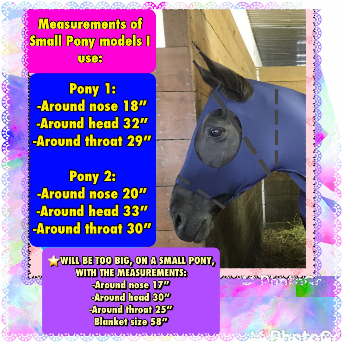 SMALL PONY SLINKY/SMALL-SIZED MEDIUM PONY. FREE CHARM