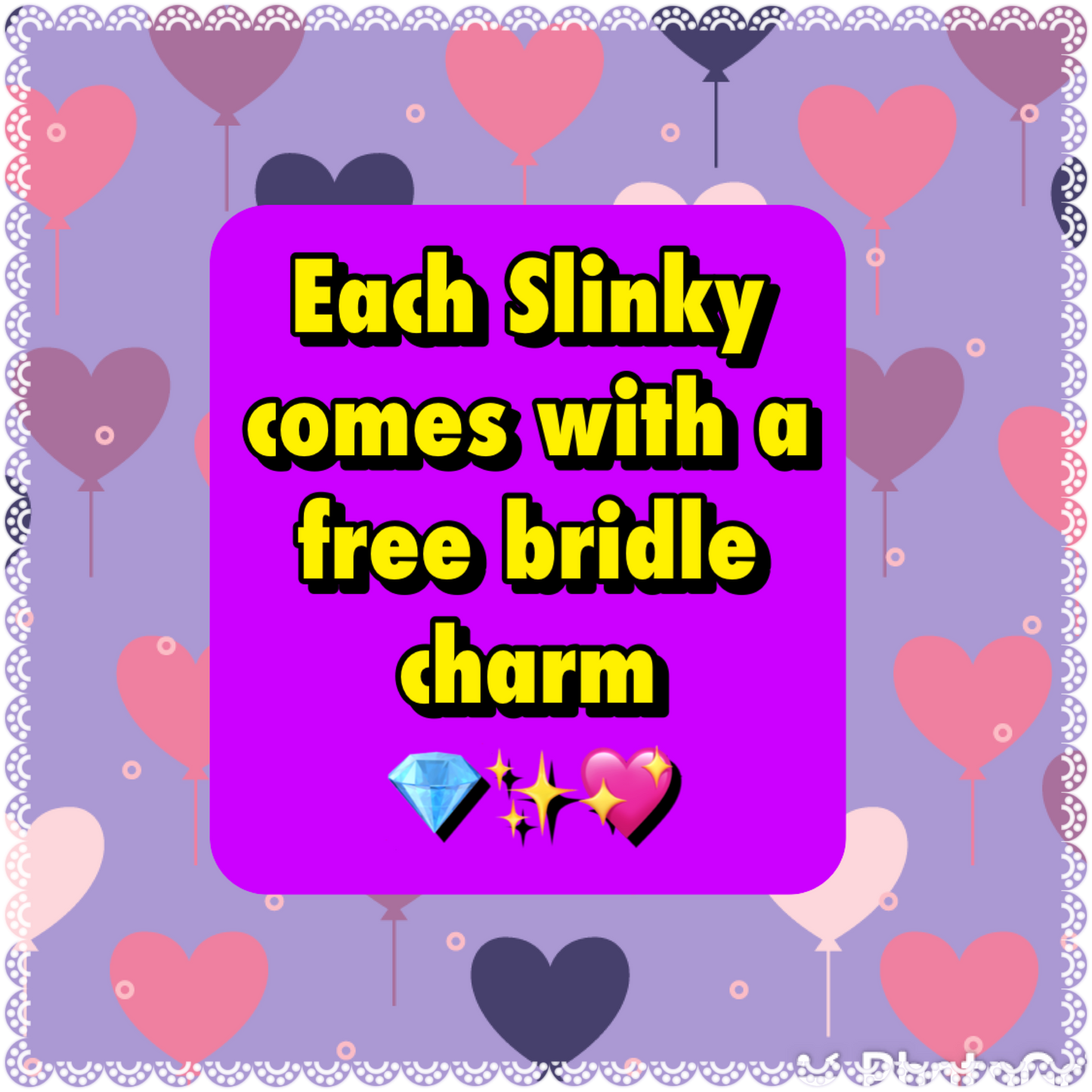 HORSE SIZE SLINKY. FREE CHARM