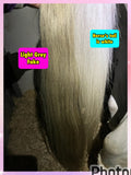 Natural Loop Fake Tails. Real Horse Hair. Free Cover Bag, Pom Pom, Bridle Charm, Loop Charm.
