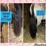 Natural Loop Fake Tails. Real Horse Hair. Free Cover Bag, Pom Pom, Bridle Charm, Loop Charm.