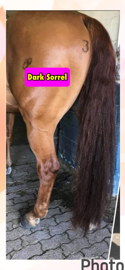 KNOB TOP Fake Tails 1 Pound. Real Horse Hair. Free Cover Bag, Pom Pom, Free Bridle Charm, Loop Charm. $180