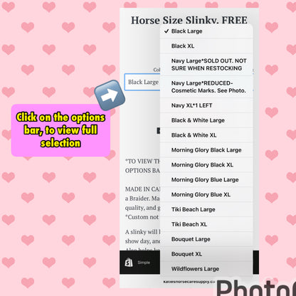 HORSE SIZE SLINKY. FREE CHARM