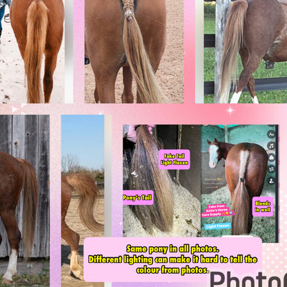 NATURAL LOOP FAKE TAILS. Real Horse Hair. Free Cover Bag, Pom Pom, Bridle Charm, Loop Charm. $99.99 - $550