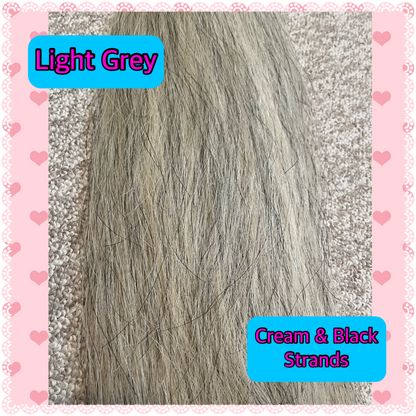 NATURAL LOOP FAKE TAILS. Real Horse Hair. Free Cover Bag, Pom Pom, Bridle Charm, Loop Charm. $99.99 - $550