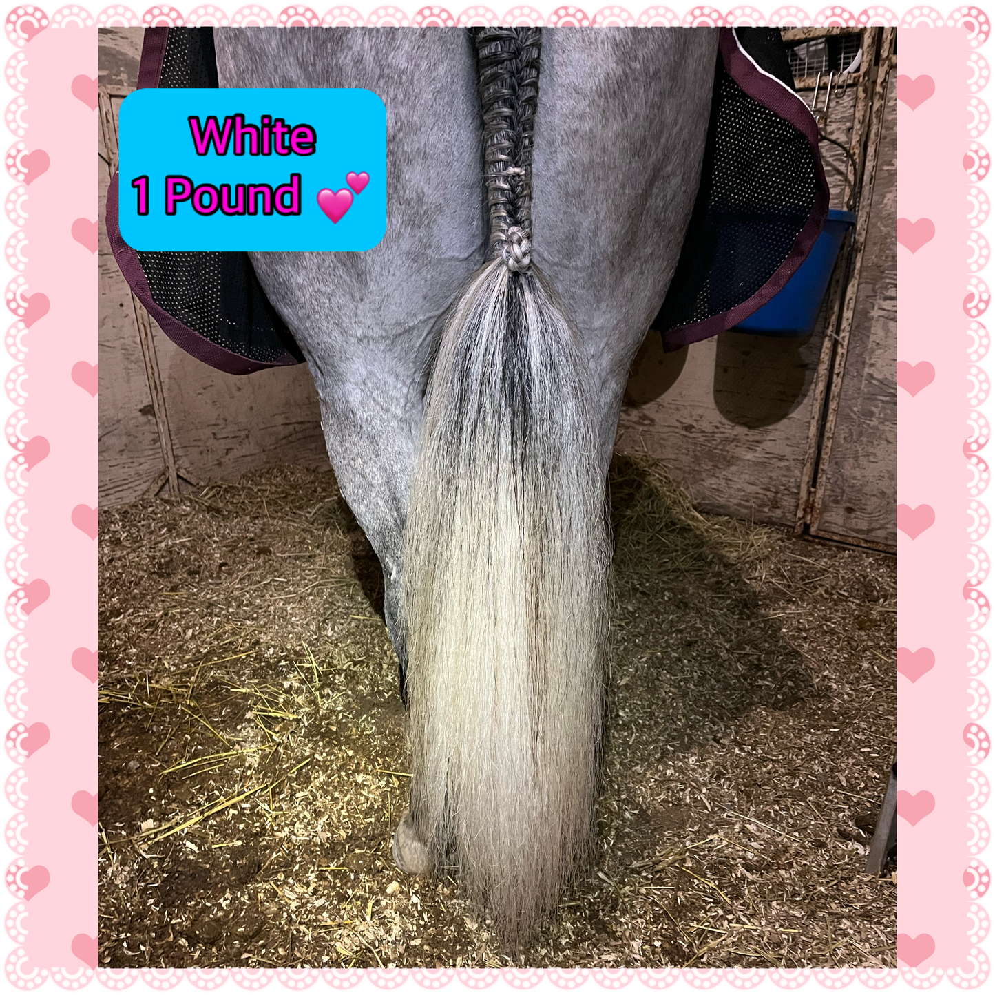 NATURAL LOOP FAKE TAILS. Real Horse Hair. Free Cover Bag, Pom Pom, Bridle Charm, Loop Charm. $99.99 - $550
