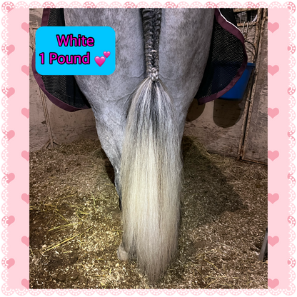 NATURAL LOOP FAKE TAILS. Real Horse Hair. Free Cover Bag, Pom Pom, Bridle Charm, Loop Charm. $99.99 - $550