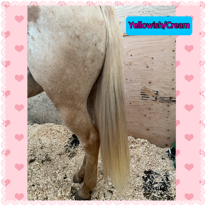 NATURAL LOOP FAKE TAILS. Real Horse Hair. Free Cover Bag, Pom Pom, Bridle Charm, Loop Charm. $99.99 - $550
