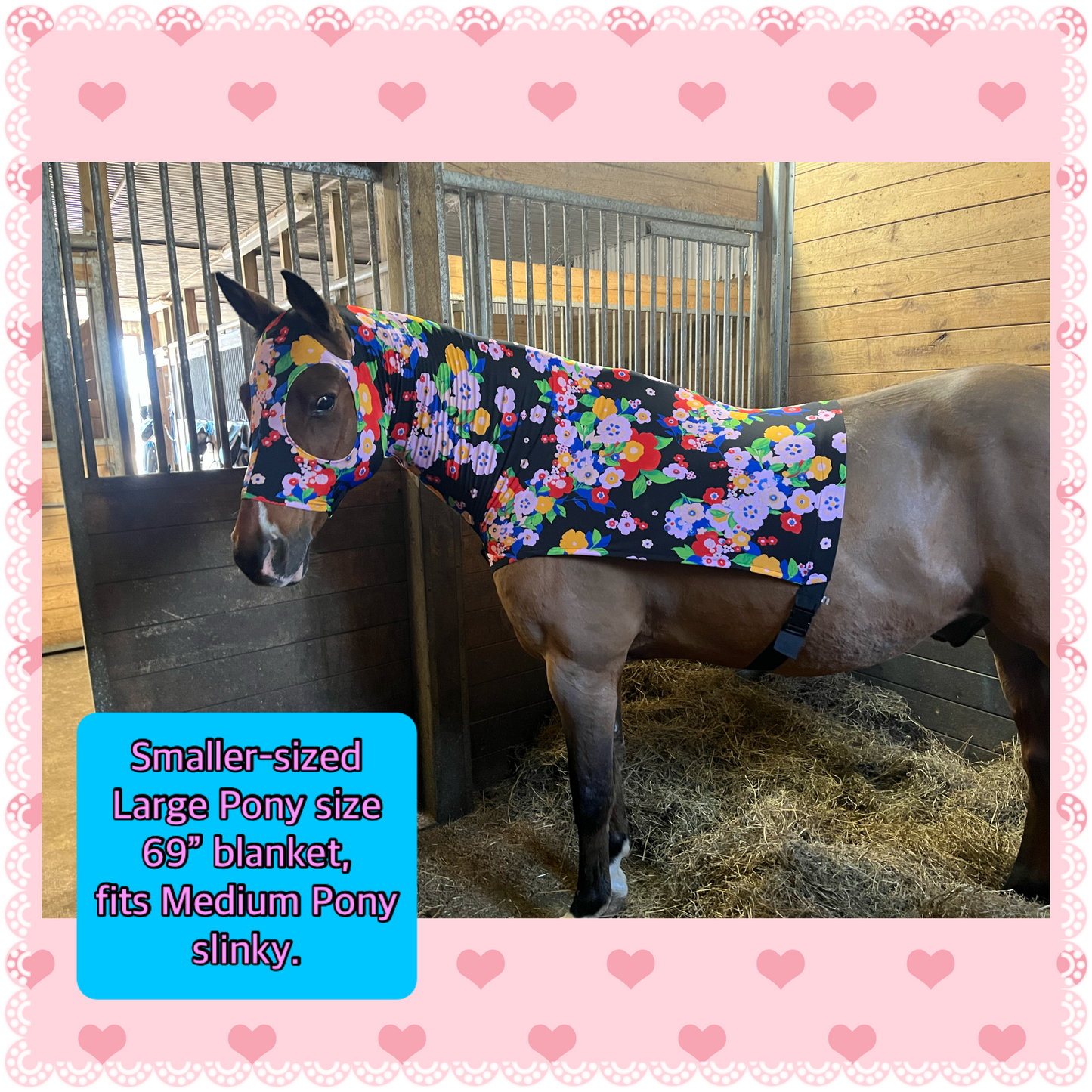 MEDIUM PONY SLINKY/SMALL-SIZED LARGE PONY. FREE CHARM
