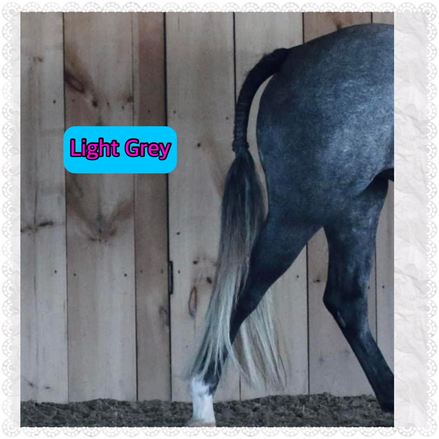 NATURAL LOOP FAKE TAILS. Real Horse Hair. Free Cover Bag, Pom Pom, Bridle Charm, Loop Charm. $99.99 - $550