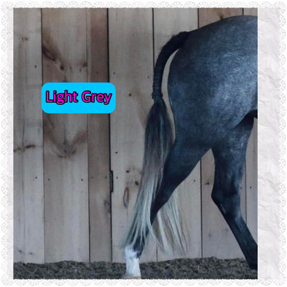 NATURAL LOOP FAKE TAILS. Real Horse Hair. Free Cover Bag, Pom Pom, Bridle Charm, Loop Charm. $99.99 - $550
