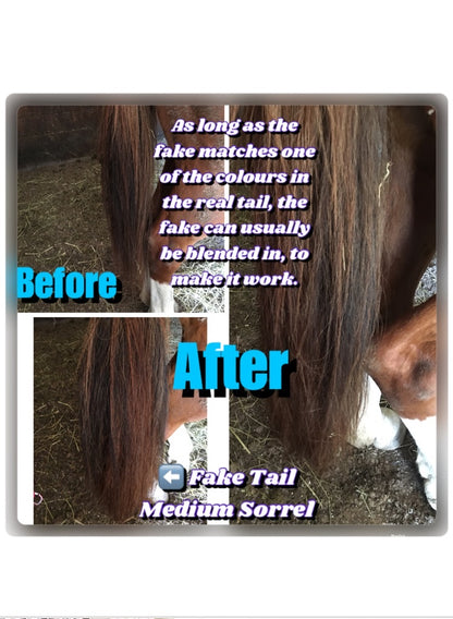 KNOB TOP Fake Tails 1 Pound. Real Horse Hair. Free Cover Bag, Pom Pom, Free Bridle Charm, Loop Charm. $180